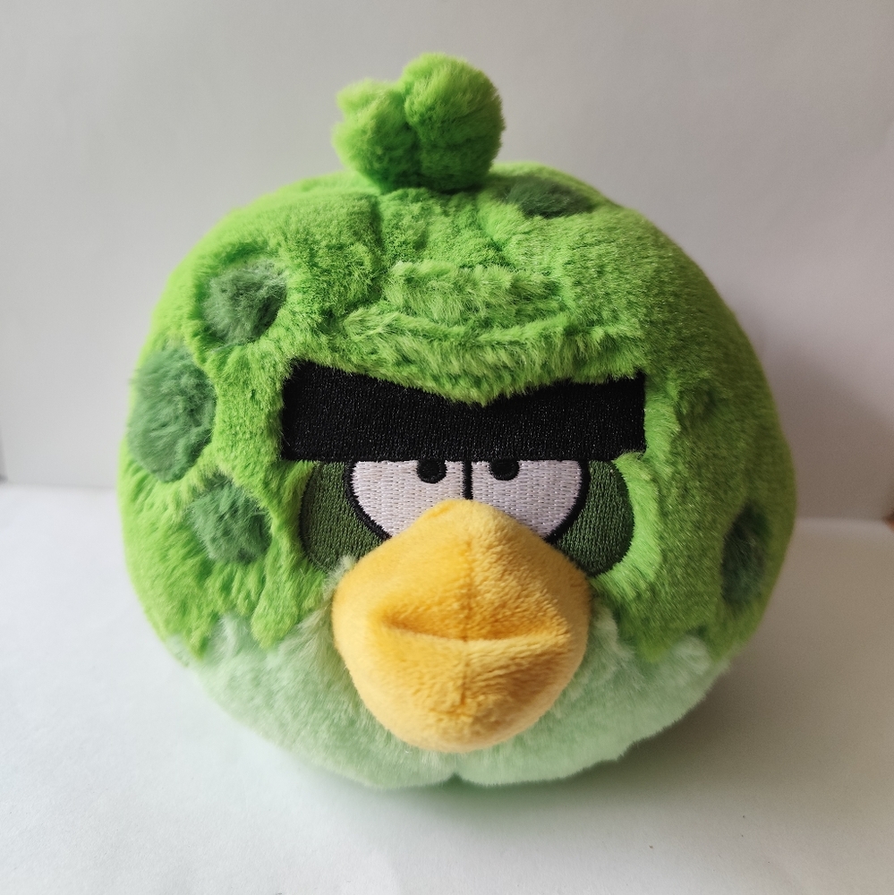 Angry Birds Space Green Monster Terence 2012 Commonwealth Plush 5” Rare